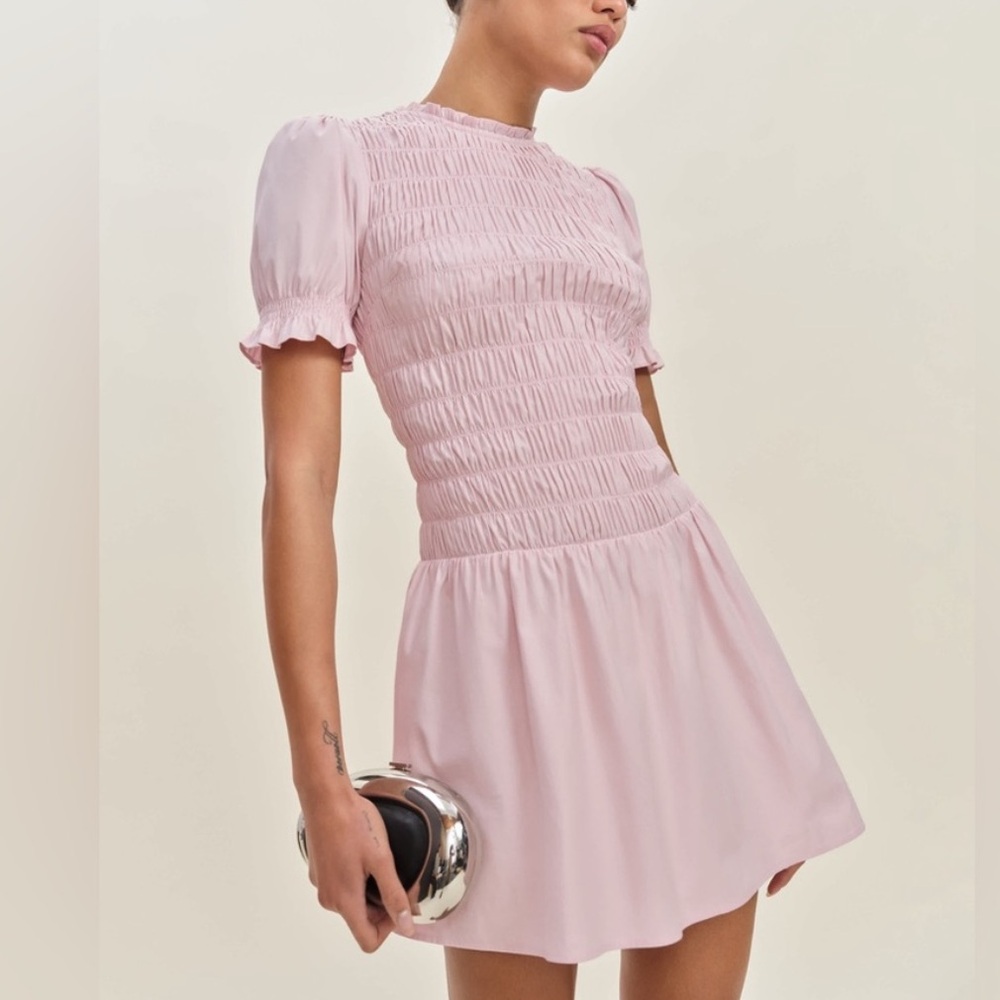 Reformation Leannah Dress Pink